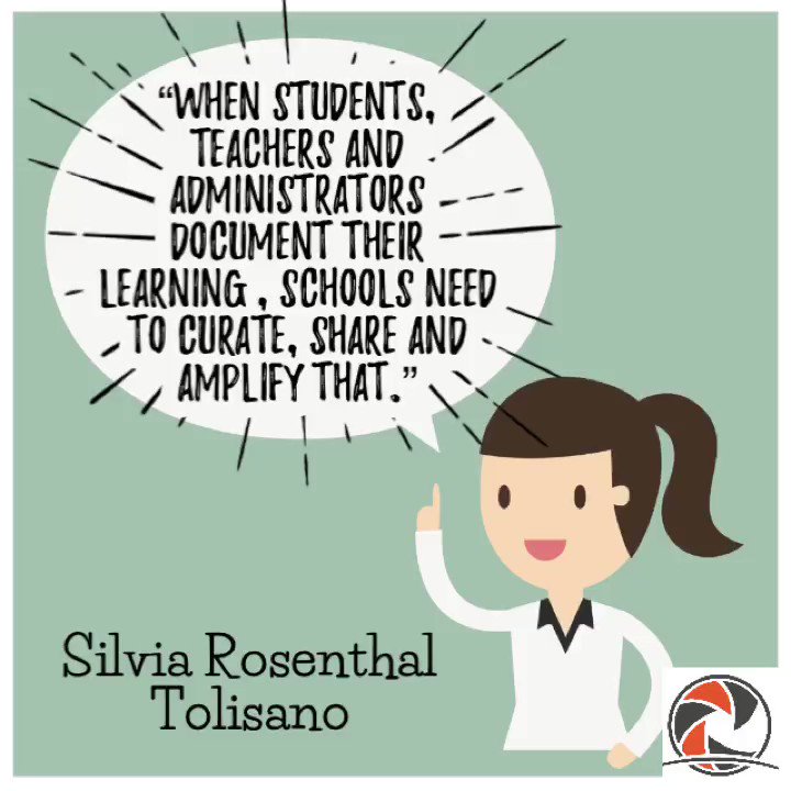 “When students,teachers&administrators document learning, schools need to2curate,share&amplify that. By @langwitches https://t.co/bjx3s1wwIL